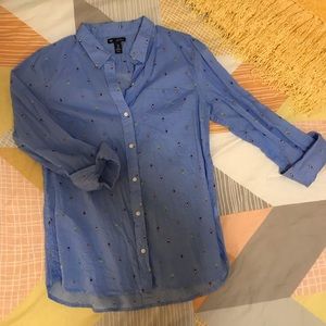 GAP beachy button up